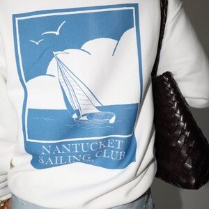 Bailey Rose Nantucket sailing club graphic sweatshirt
